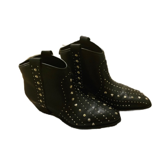 Sam Edelman - Brian Black Leather Studded Bootie - Picture 4 of 9